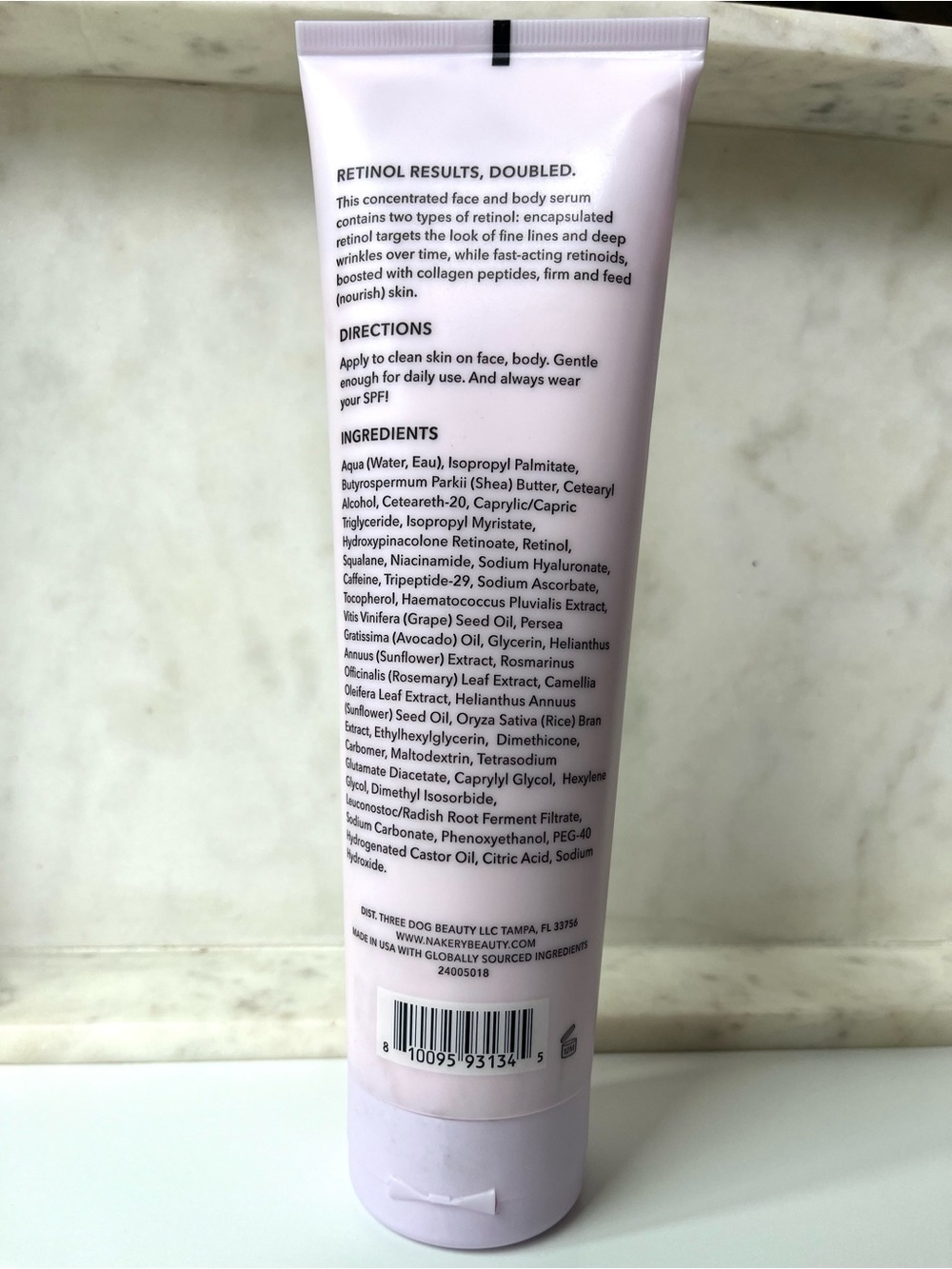 Nakery Beauty Double Retinol & Collagen Peptide Serum Treatment NWT - Picture 6 of 7